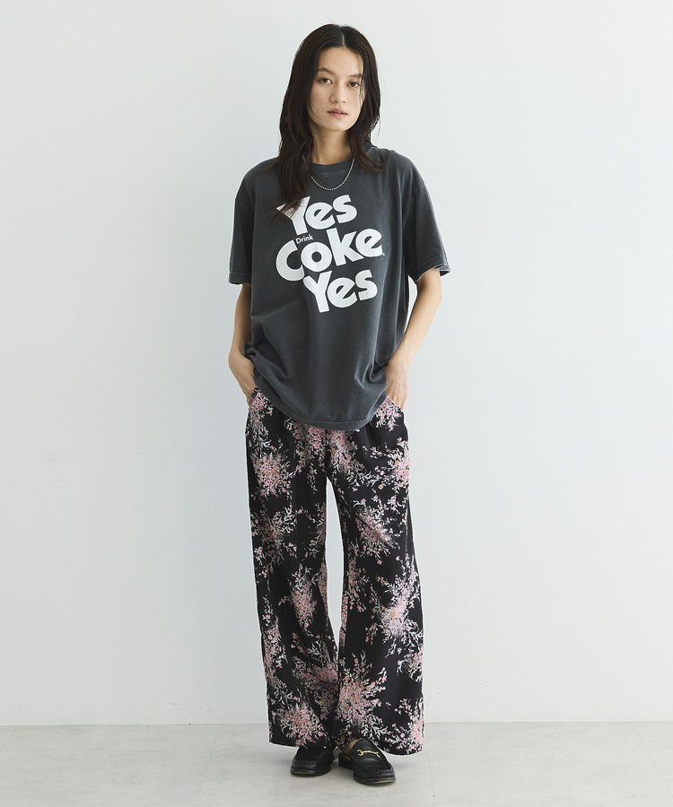 GARAGE OF GOOD CLOTHING「【日本製】ピーチファイユフラワープリントロングパンツ」|その他|