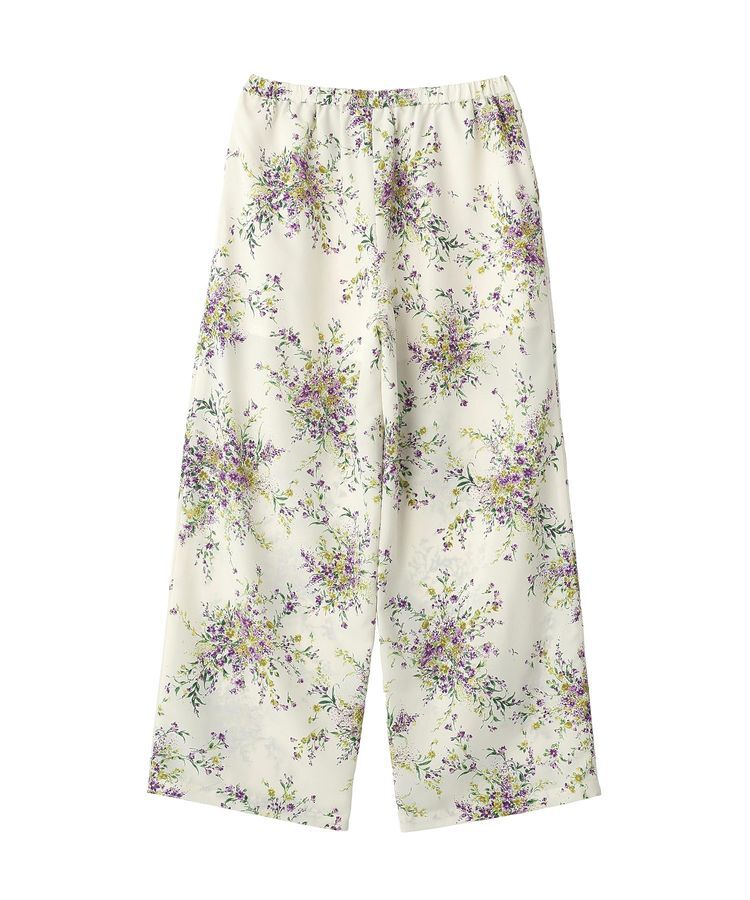 GARAGE OF GOOD CLOTHING「【日本製】ピーチファイユフラワープリントロングパンツ」|その他|