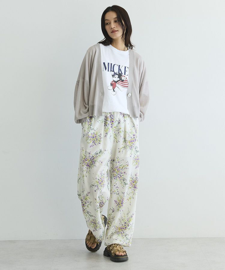 GARAGE OF GOOD CLOTHING「【日本製】ピーチファイユフラワープリントロングパンツ」|その他|