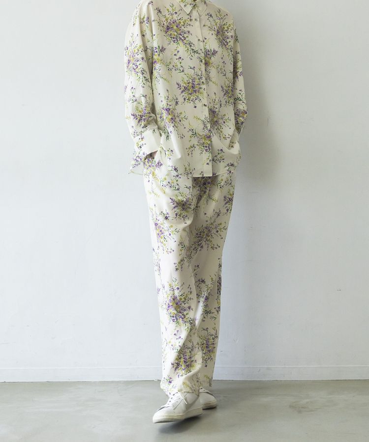 GARAGE OF GOOD CLOTHING「【日本製】ピーチファイユフラワープリントロングパンツ」|その他|