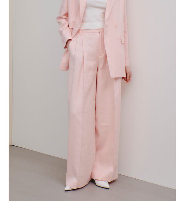 allureville「リオペルリネンダブルタックパンツ」|その他|