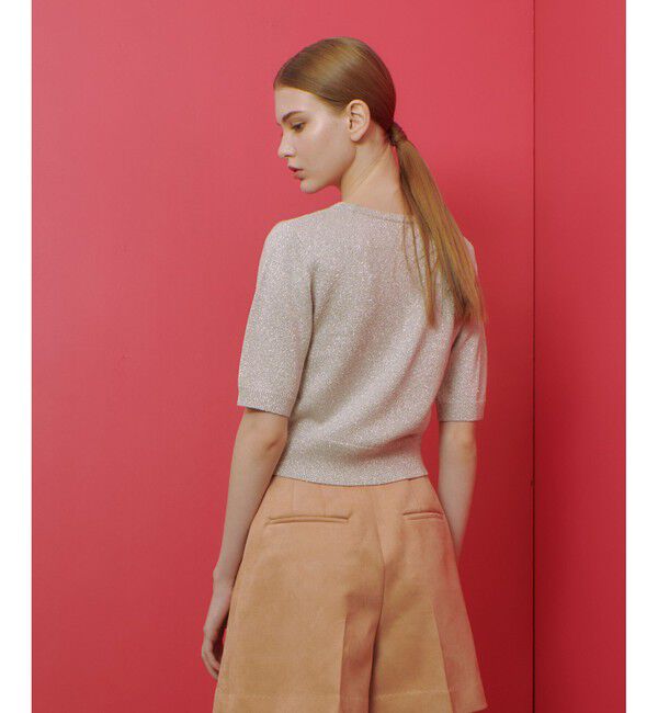 LOULOU WILLOUGHBY「【LOULOU WILLOUGHBY】ラメメランジェプルオーバー」|ニット・セーター|