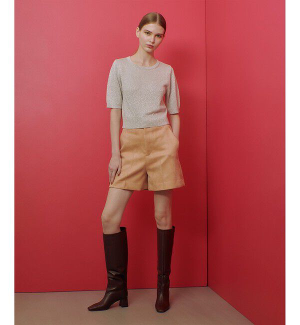 LOULOU WILLOUGHBY「【LOULOU WILLOUGHBY】ラメメランジェプルオーバー」|ニット・セーター|