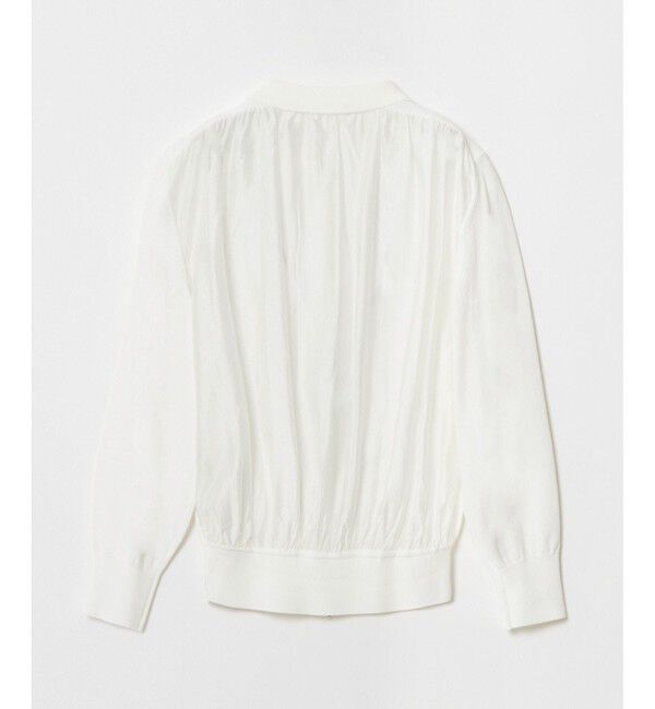 allureville「布帛コンビニットブルゾン」|カーディガン|