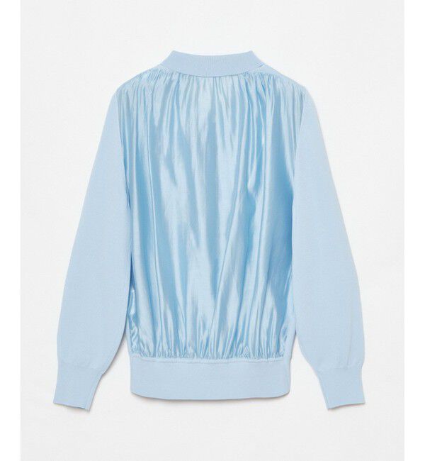 allureville「布帛コンビニットブルゾン」|カーディガン|