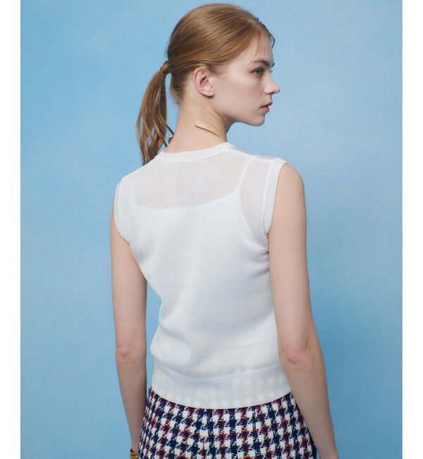 LOULOU WILLOUGHBY「【LOULOU WILLOUGHBY】シアージャガードプルオーバー」|ニット・セーター|