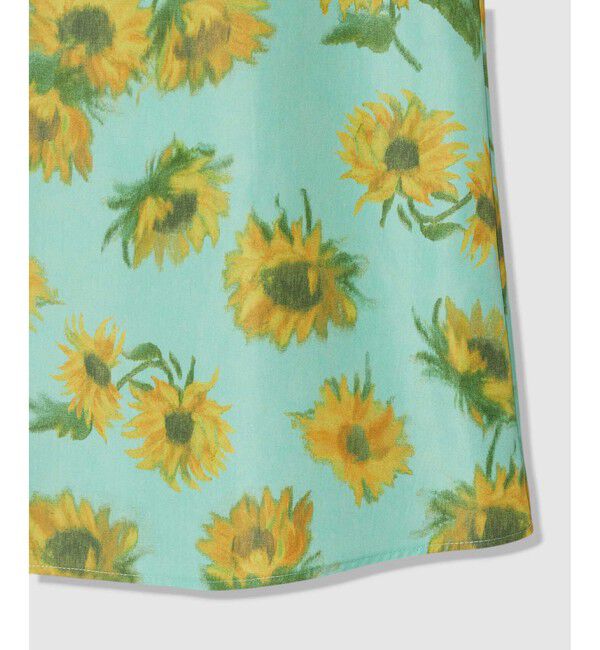 LOULOU WILLOUGHBY「 WEB 一部店舗限定【LOULOU WILLOUGHBY】サンフラワープリントバルーンスリーブシャツ」|シャツ・ブラウス|