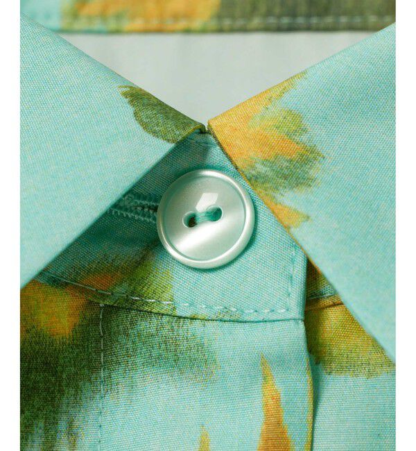 LOULOU WILLOUGHBY「 WEB 一部店舗限定【LOULOU WILLOUGHBY】サンフラワープリントバルーンスリーブシャツ」|シャツ・ブラウス|