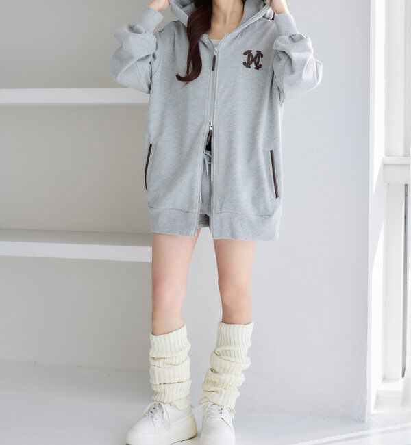  「【セットアップ可能】ロゴ配色パーカー」|プルオーバー|