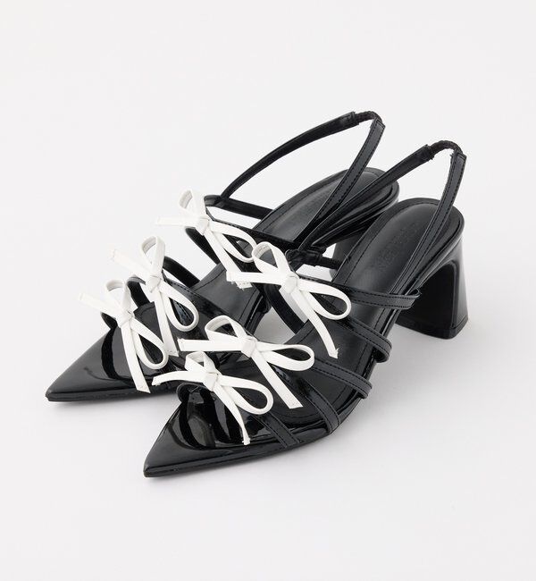  「リボンストラップサンダル」|その他|ホワイト系その他