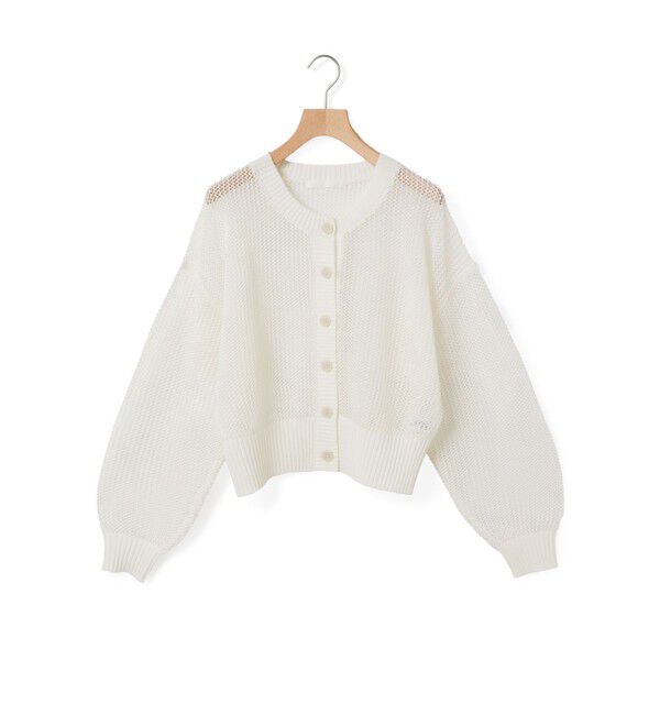 MARMARMAR「MARMARMAR メッシュカーディガン」|カーディガン|オフホワイト