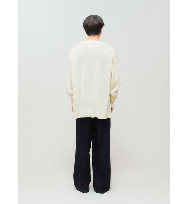 MIDIUMISOLID「MIDIUMISOLID 和紙ウールプルオーバー」|ニット・セーター|