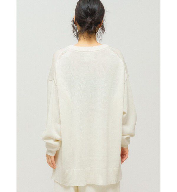 MIDIUMISOLID「MIDIUMISOLID 和紙ウールプルオーバー」|ニット・セーター|