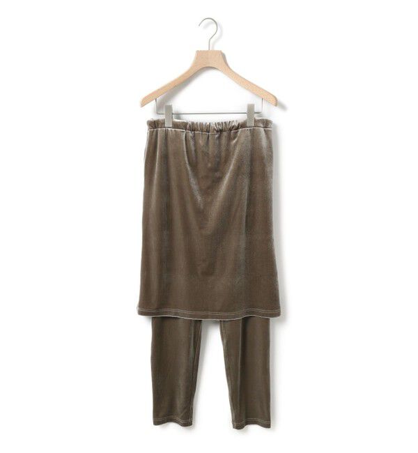 MARMARMAR「MARMARMAR ベロアレイヤードボトムス」|その他|