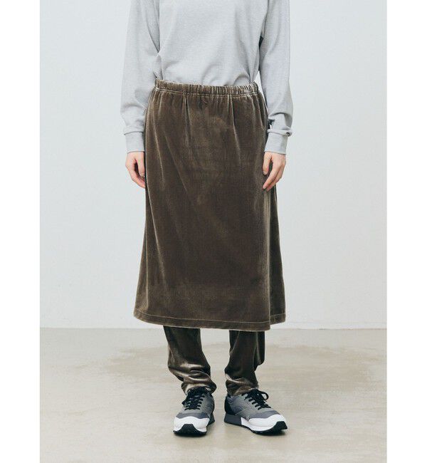 MARMARMAR「MARMARMAR ベロアレイヤードボトムス」|その他|