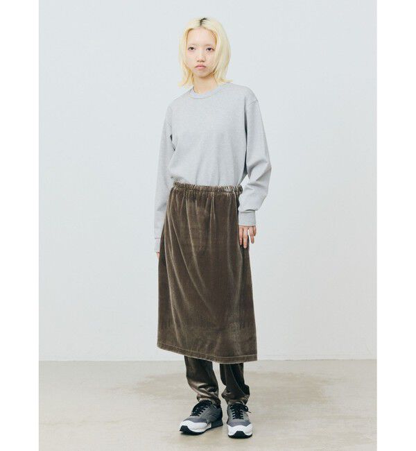 MARMARMAR「MARMARMAR ベロアレイヤードボトムス」|その他|