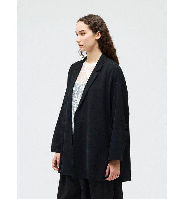 mizuiro ind「mizuiro ind テーラードシャツジャケット」|テーラードジャケット|