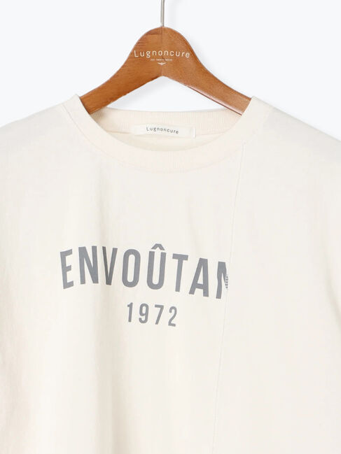 Lugnoncure「リメイク風プリントTシャツ」|Tシャツ・カットソー|