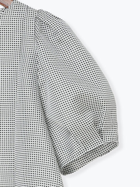 Te chichi「グリッドジャガードボリュームブラウス（セットアップ可）」|シャツ・ブラウス|