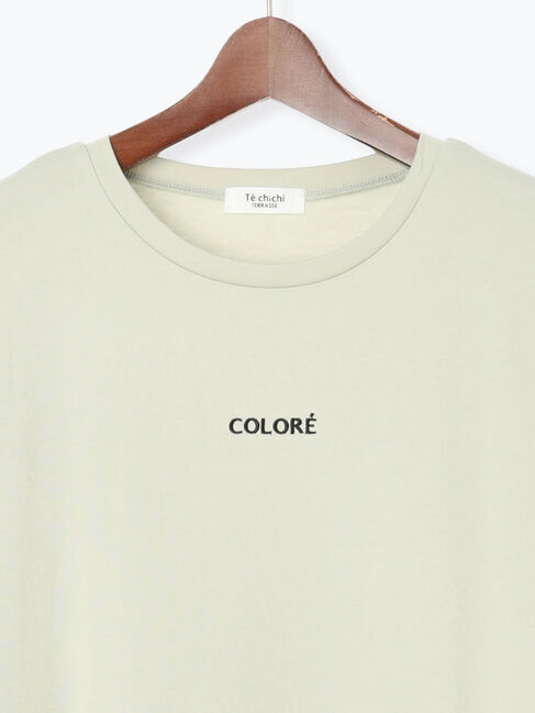 Te chichi TERRASSE「刺繍入りスムース切替トップス」|その他|