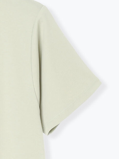 Te chichi TERRASSE「刺繍入りスムース切替トップス」|その他|