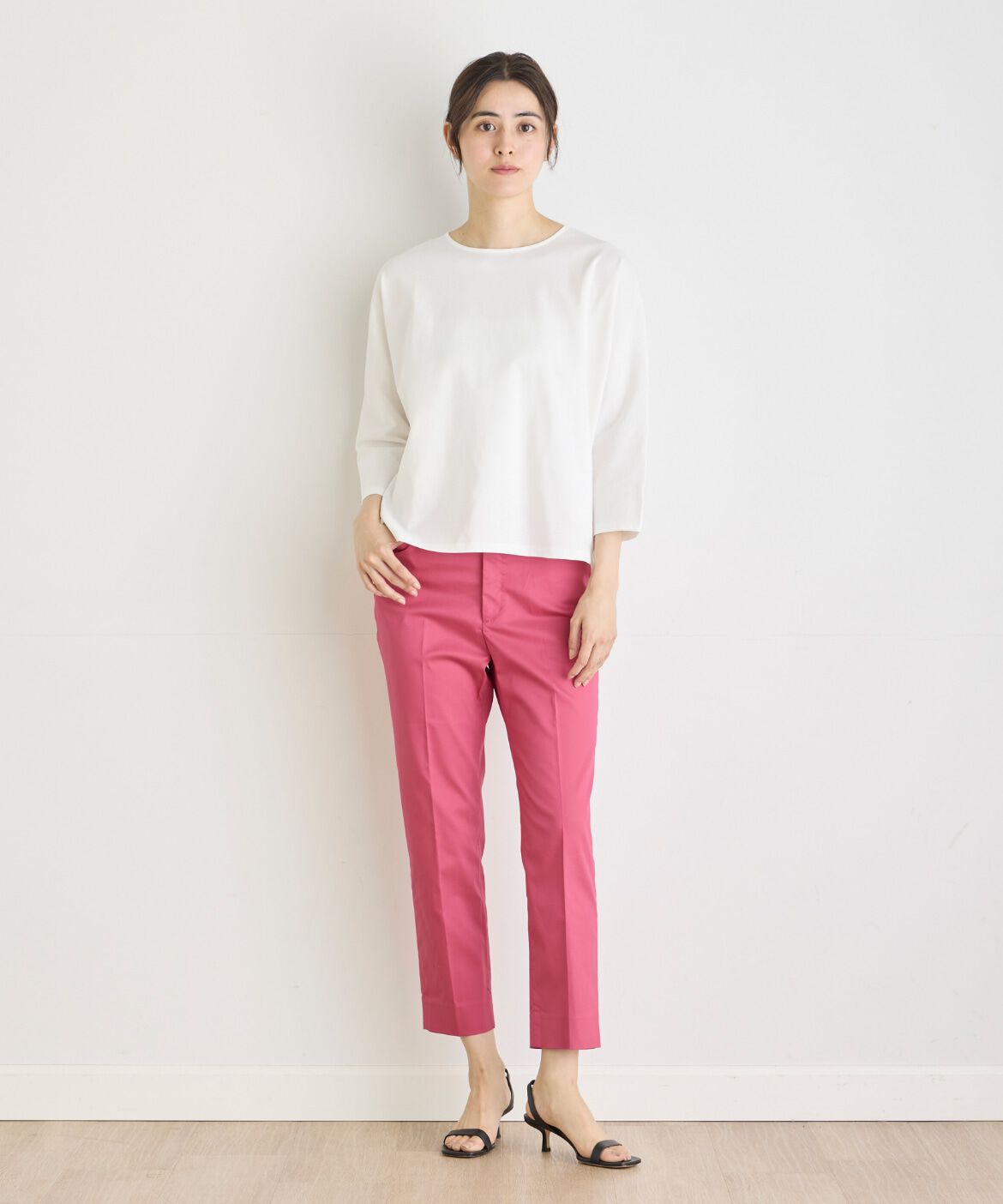 7-IDconcept.「コットンポリエステルストレッチベーシックパンツ」|その他|