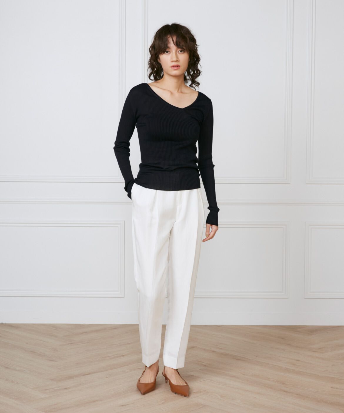 INED「フロントタックパンツ《la veille by SUPERIOR CLOSET》」|その他|