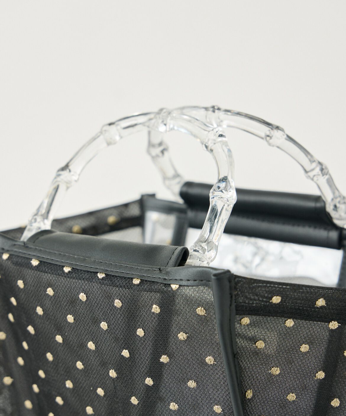 Maglie le cassetto「ドットチュールハンドバッグ」|ハンドバッグ|