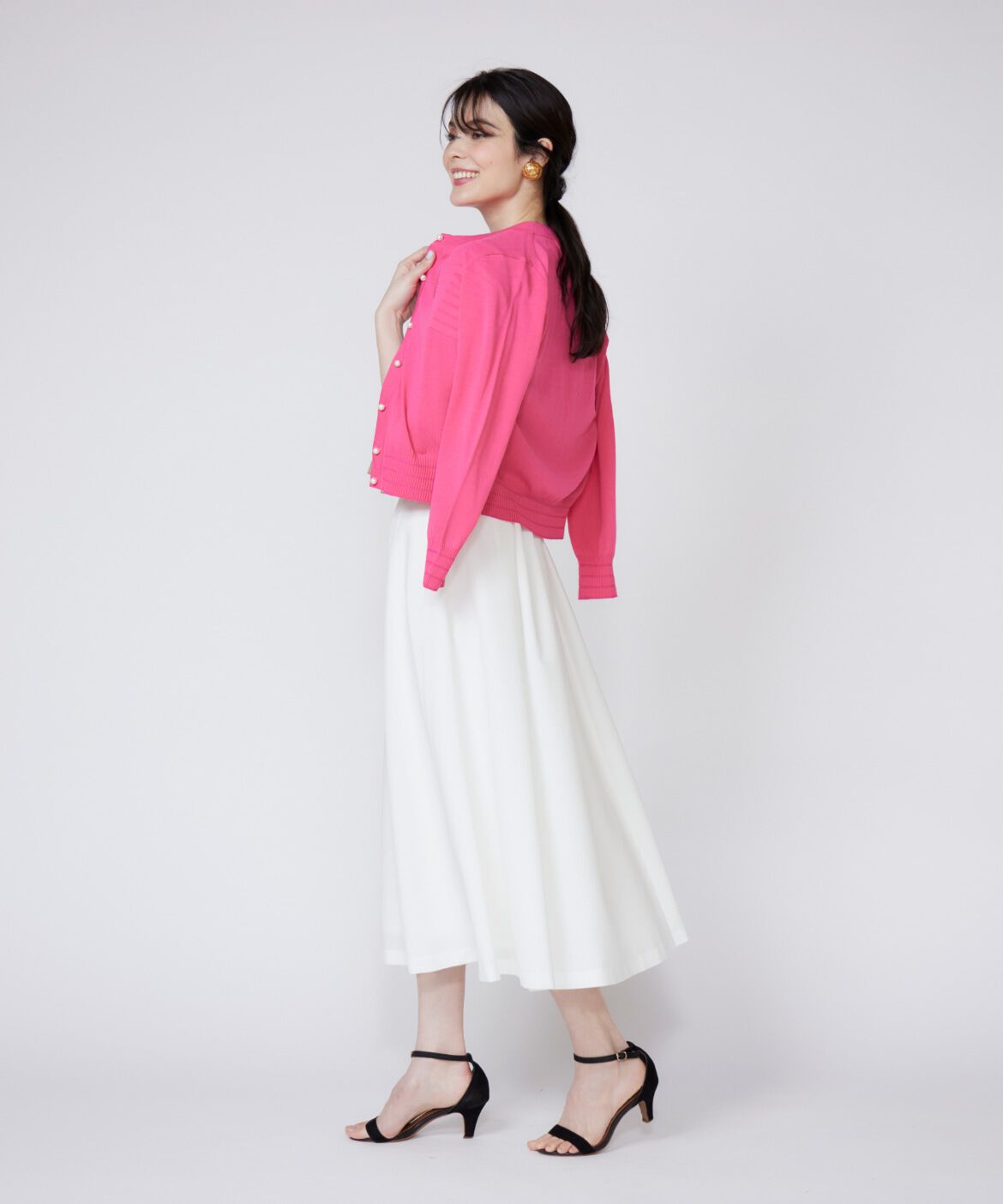 Maglie le cassetto「《大きいサイズ》ボリュームタックスカート」|スカート|