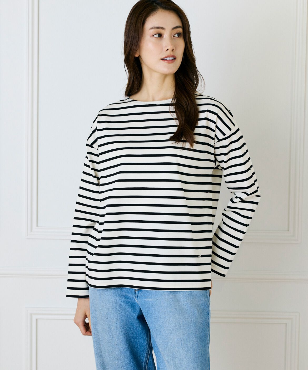 DAY by DAY it&rsquo;s international「ボーダーロングスリーブT」|Tシャツ・カットソー|アイボリー2