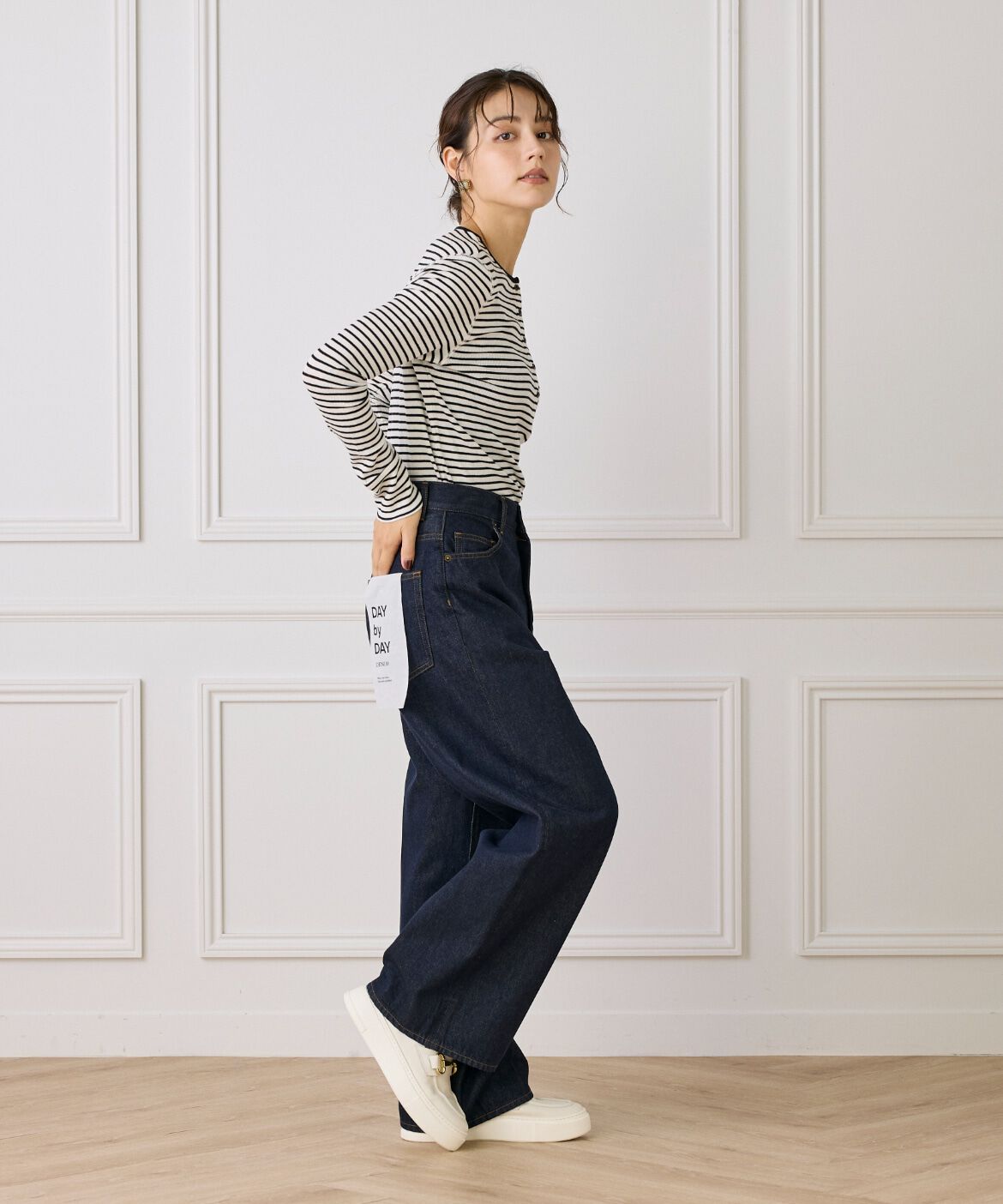 DAY by DAY it&rsquo;s international「ランダムテレコヘンリーネックプルオーバー」|Tシャツ・カットソー|