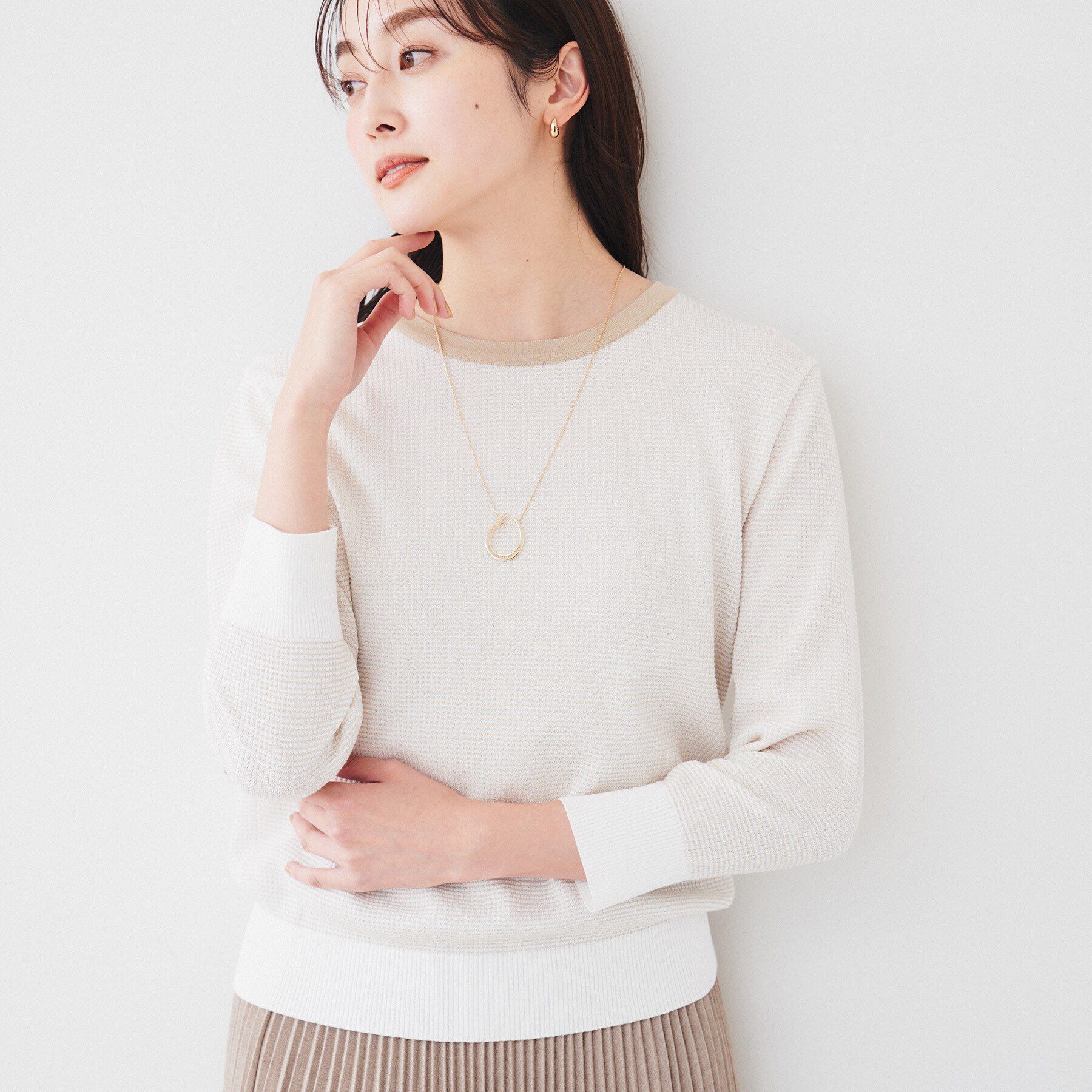 UNTITLED「フープトップネックレス」|ネックレス|