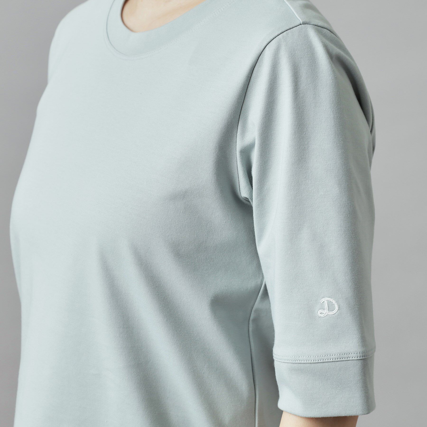 DRESSTERIOR「【洗える/五分丈】バックブリーズテック五分丈Tシャツ」|Tシャツ・カットソー|