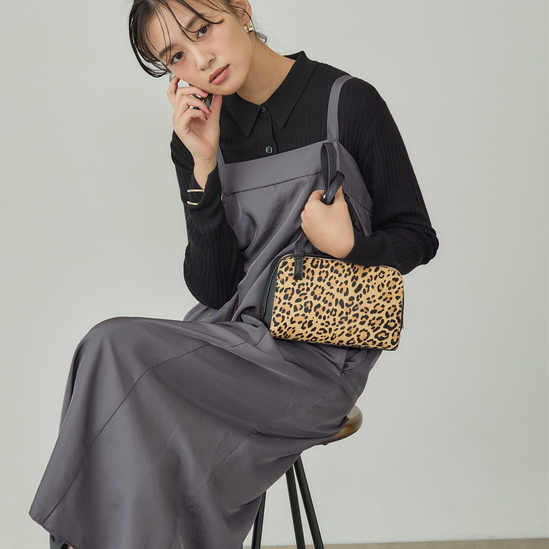 INDIVI「【洗える／UVケア】スリップワンピース」|ワンピース|