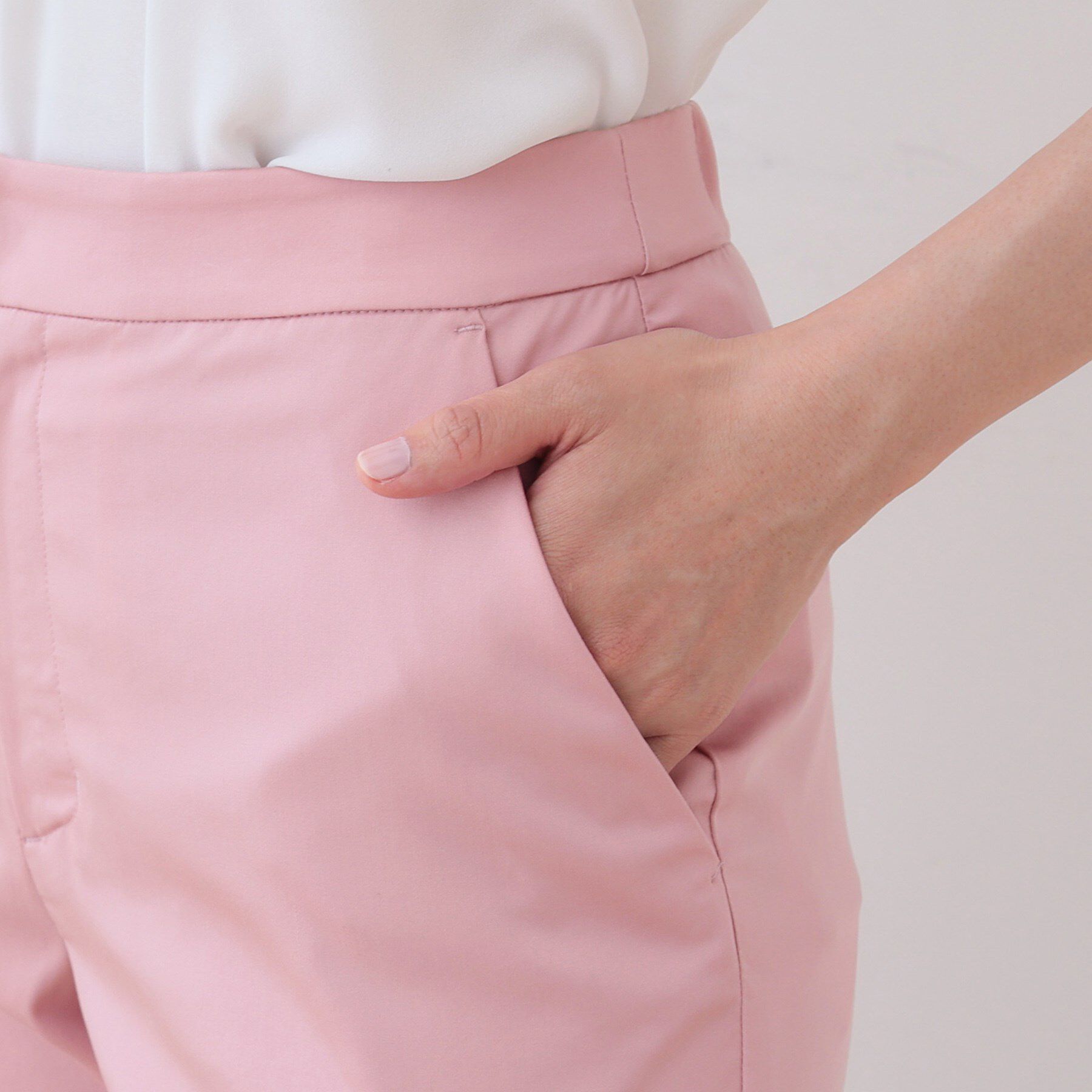 INDIVI「ストレッチストレートパンツ」|その他|