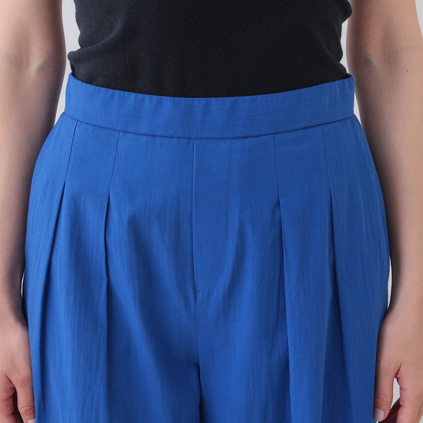 INDIVI「【SETUP可能/涼しい】コットンワイドパンツ」|その他|