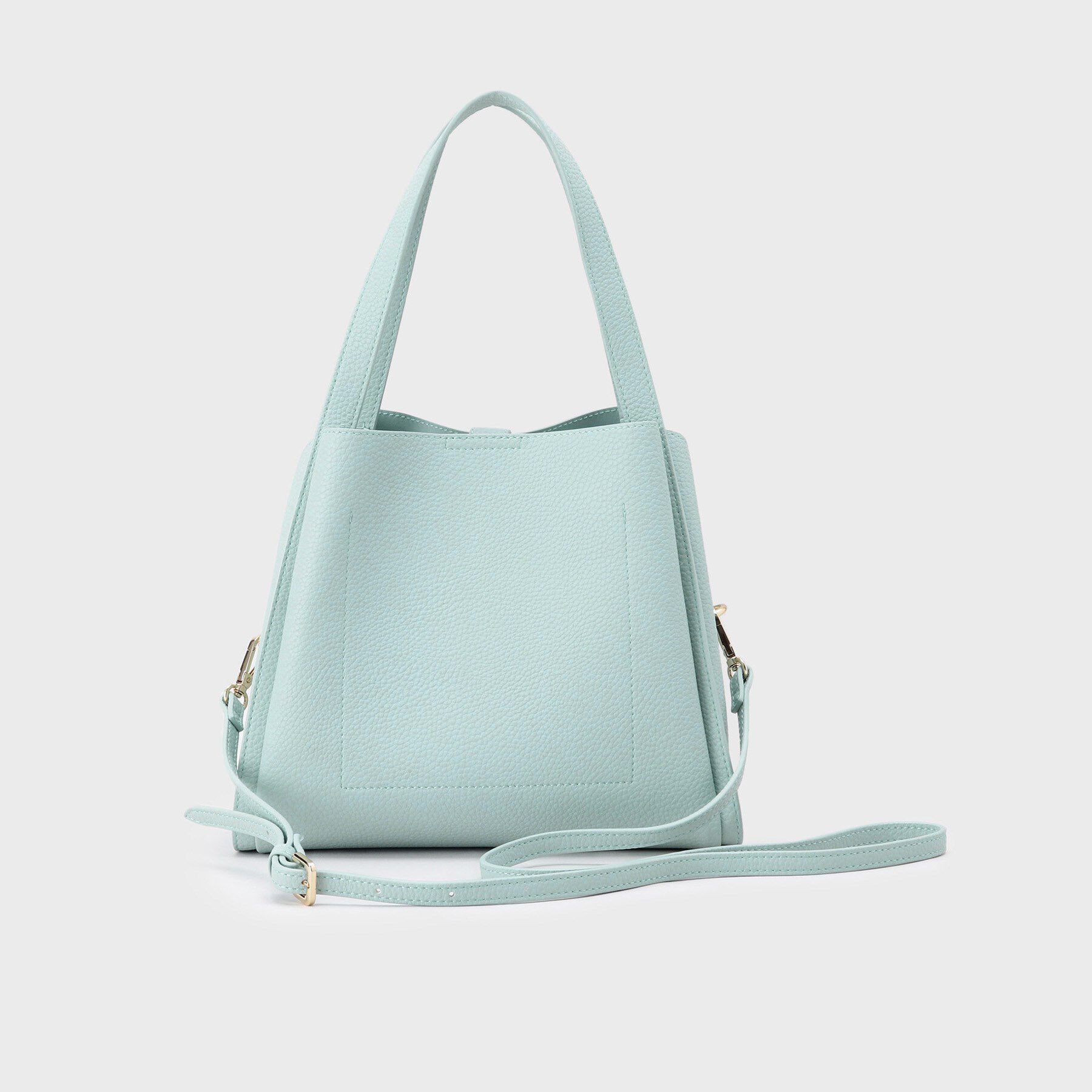 INDIVI「【合皮／ミドルサイズ】春カラーフォルムバッグ」|ハンドバッグ|