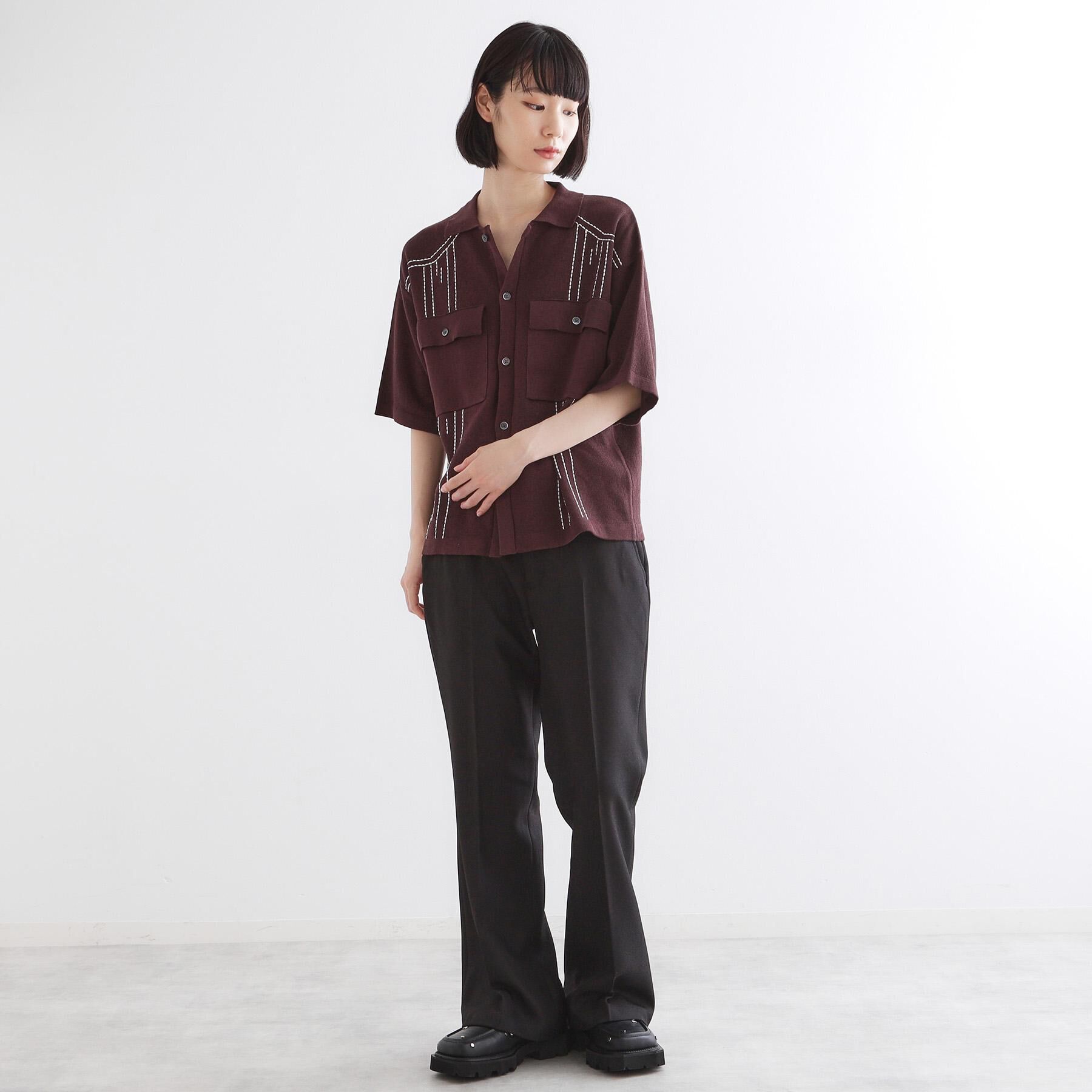 tk.TAKEO KIKUCHI「ウェスタンポロカーディガン」|カーディガン|