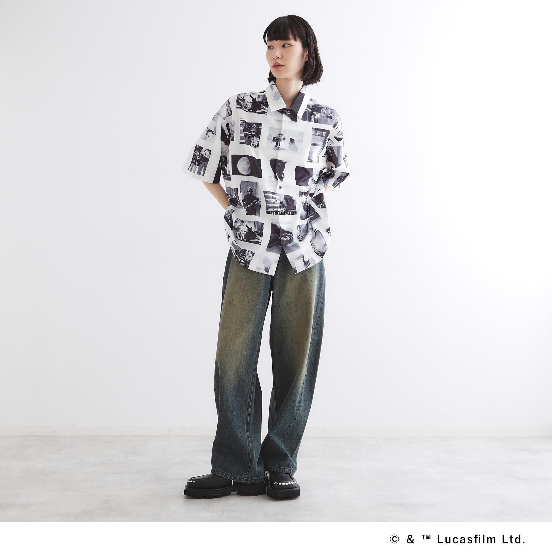 tk.TAKEO KIKUCHI「【STAR WARS】Capsule Collection 2WAY半袖シャツ」|シャツ・ブラウス|