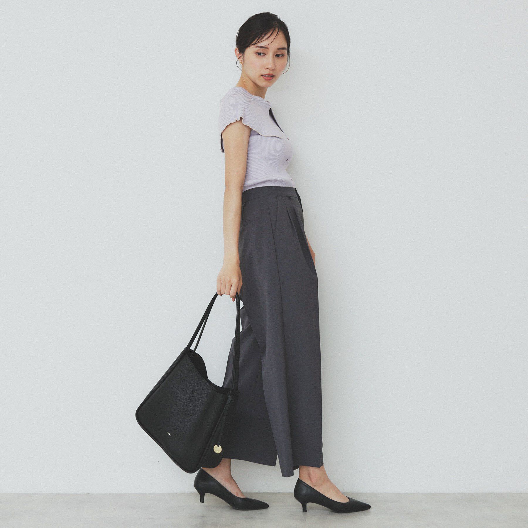 index「前後2wayオフショルビッグカラーニット【洗濯機洗い可/抗ピル】」|ニット・セーター|