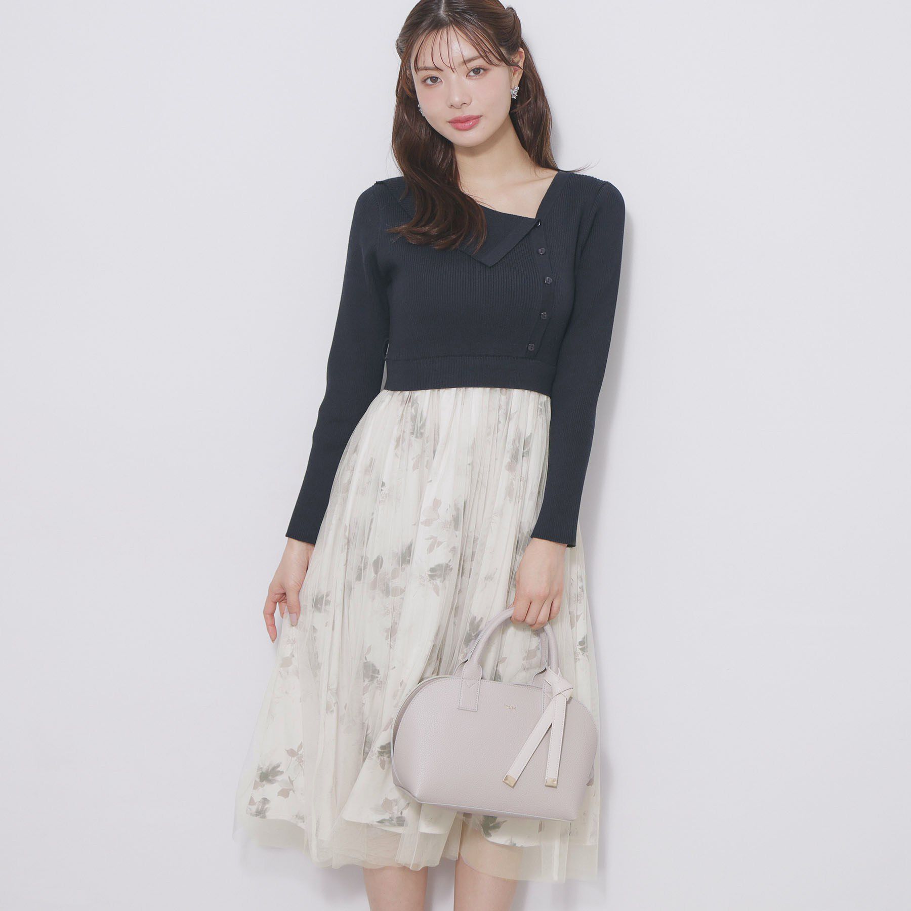 index「ドッキングニットワンピース【洗濯機OK/抗ピル】」|ワンピース|