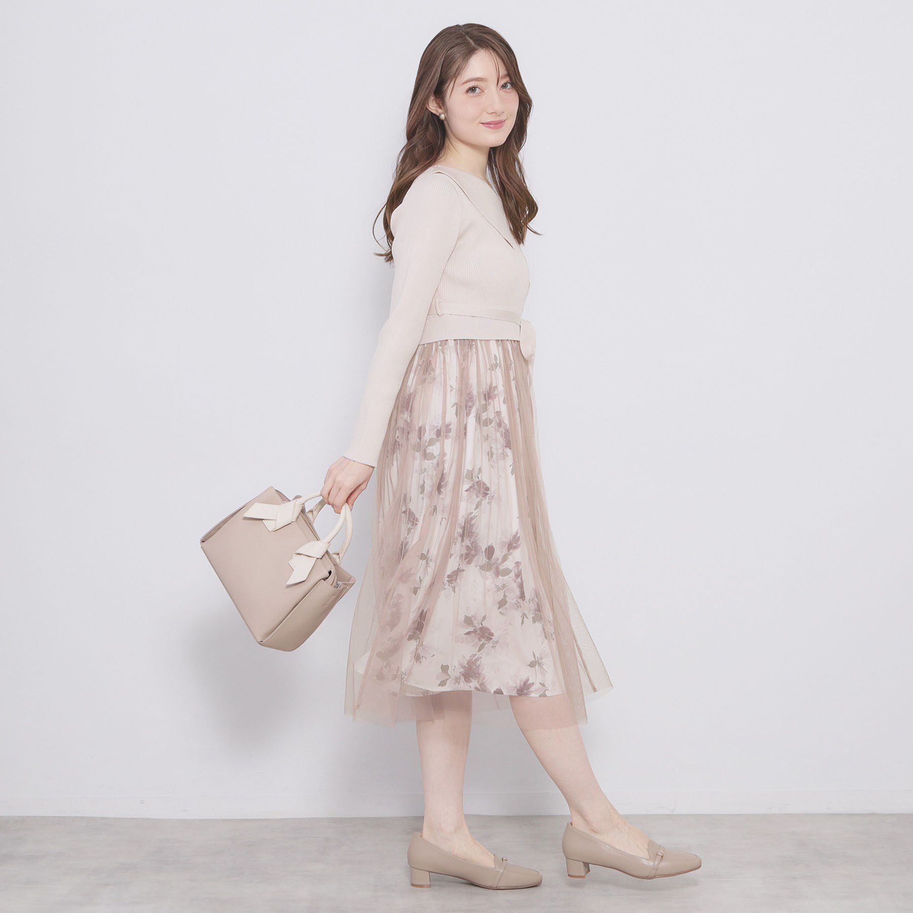 index「ドッキングニットワンピース【洗濯機OK/抗ピル】」|ワンピース|