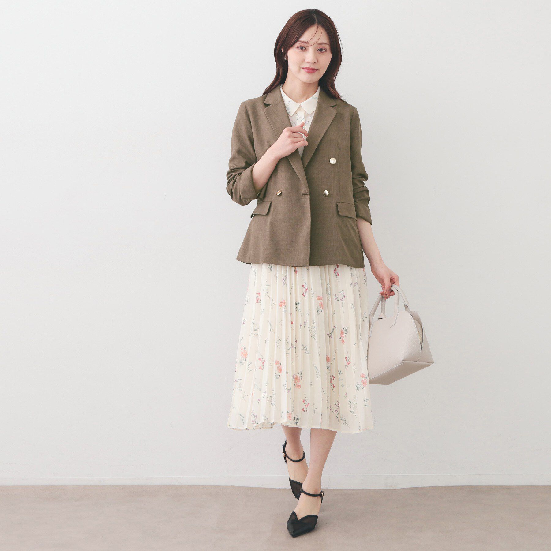 index「多機能ダブルブレストテーラードジャケット【洗濯機OK・接触冷感・吸水速乾・イージーアイロン・防シワ】」|テーラードジャケット|