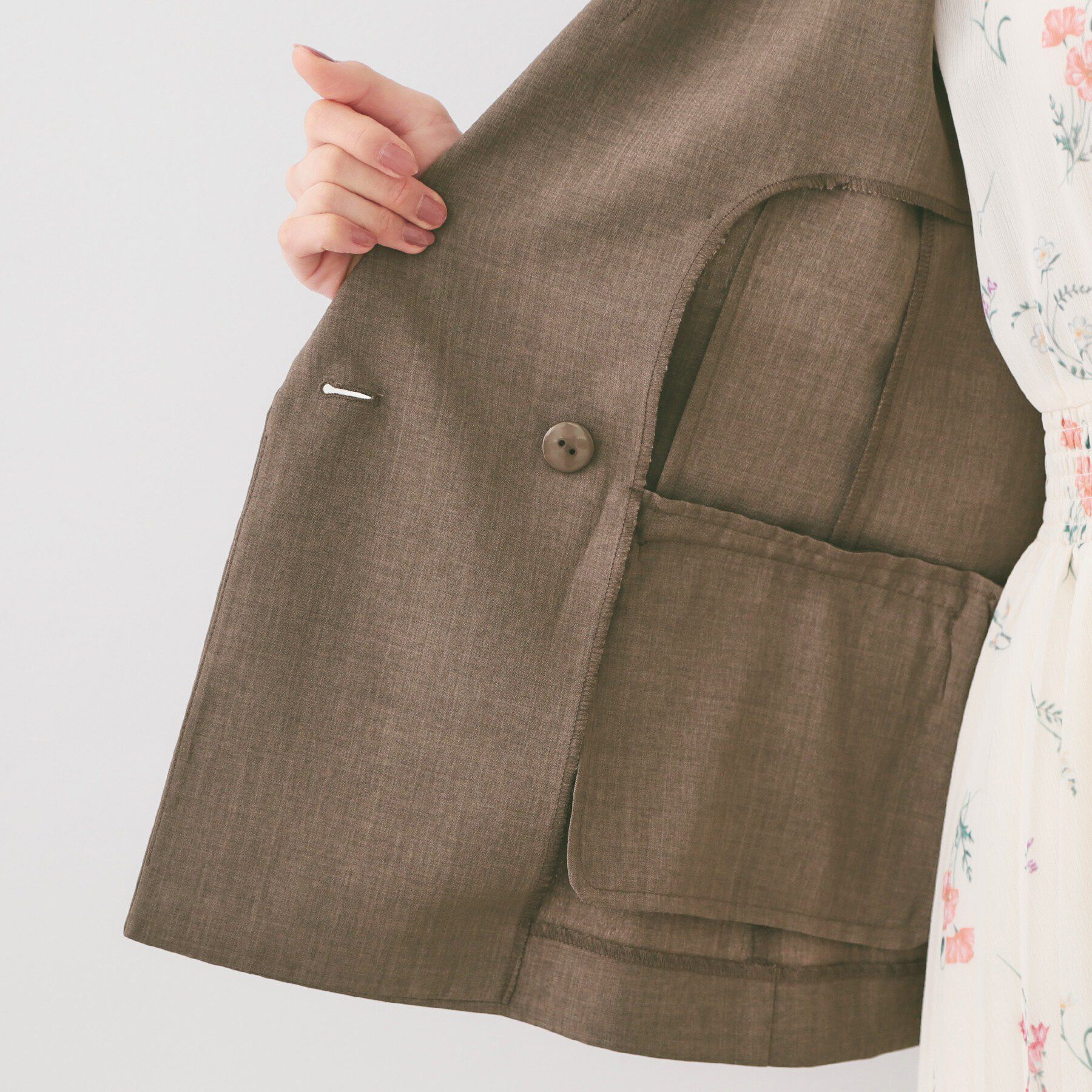 index「多機能ダブルブレストテーラードジャケット【洗濯機OK・接触冷感・吸水速乾・イージーアイロン・防シワ】」|テーラードジャケット|