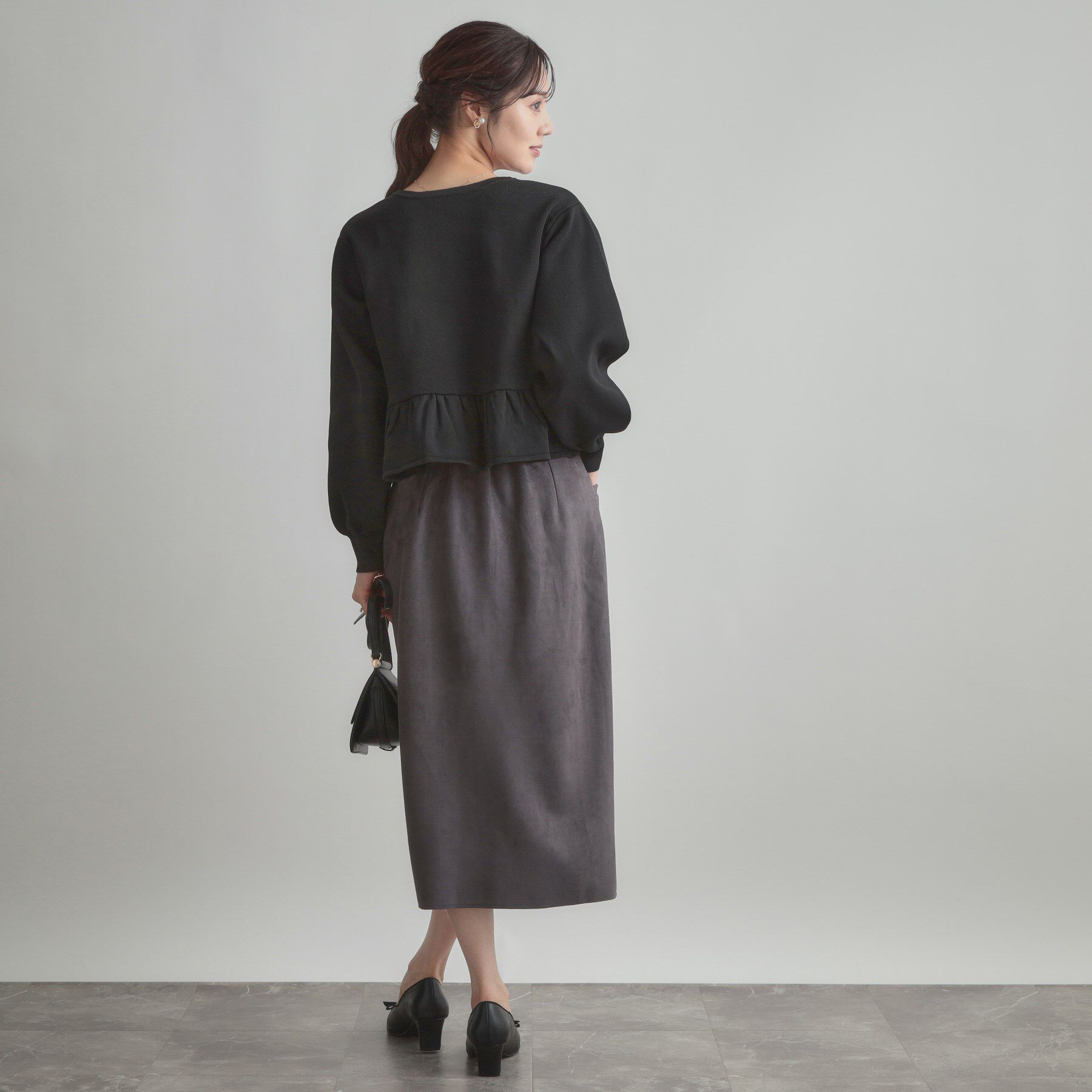 Couture broach「2WAYペプラムカーディガン」|カーディガン|