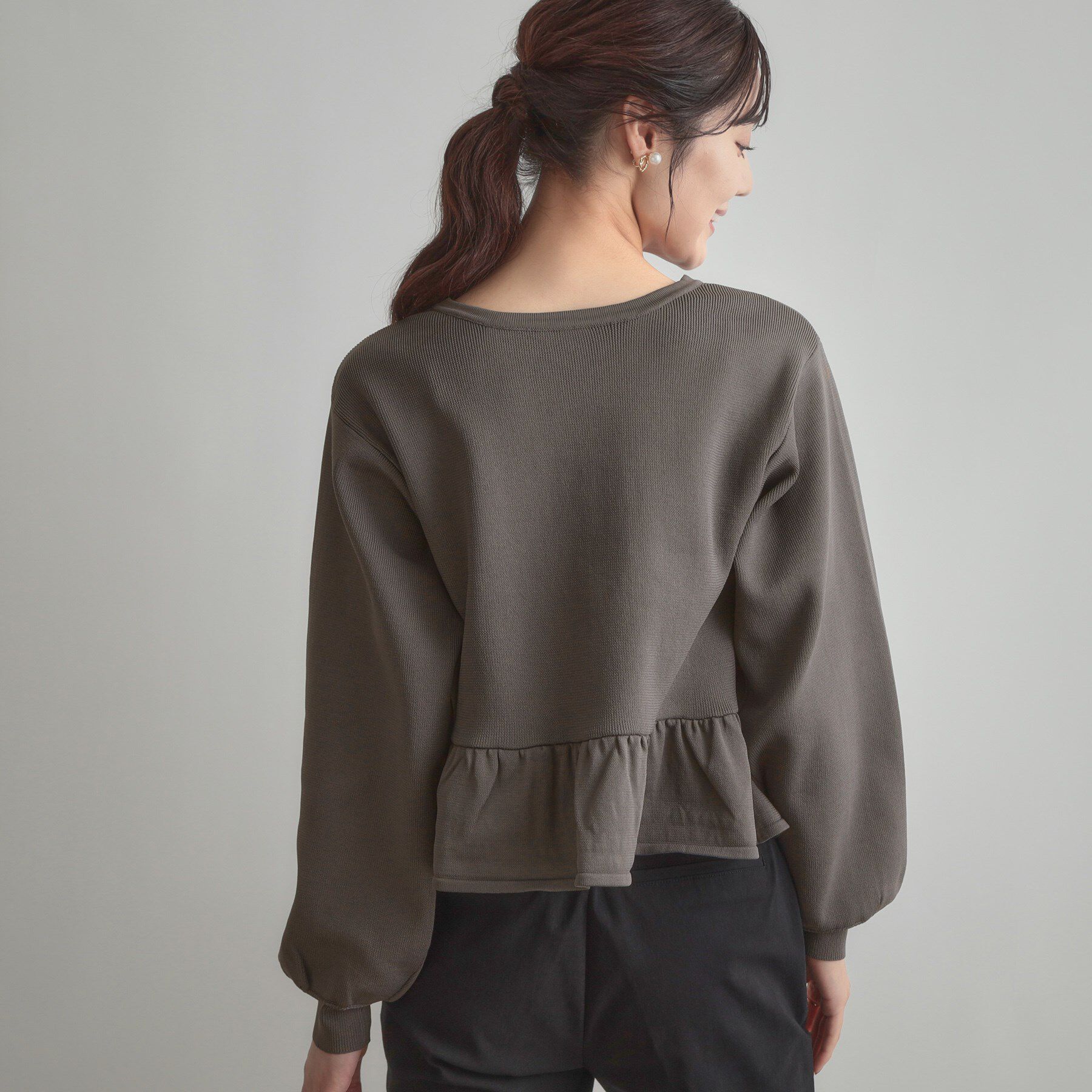 Couture broach「2WAYペプラムカーディガン」|カーディガン|