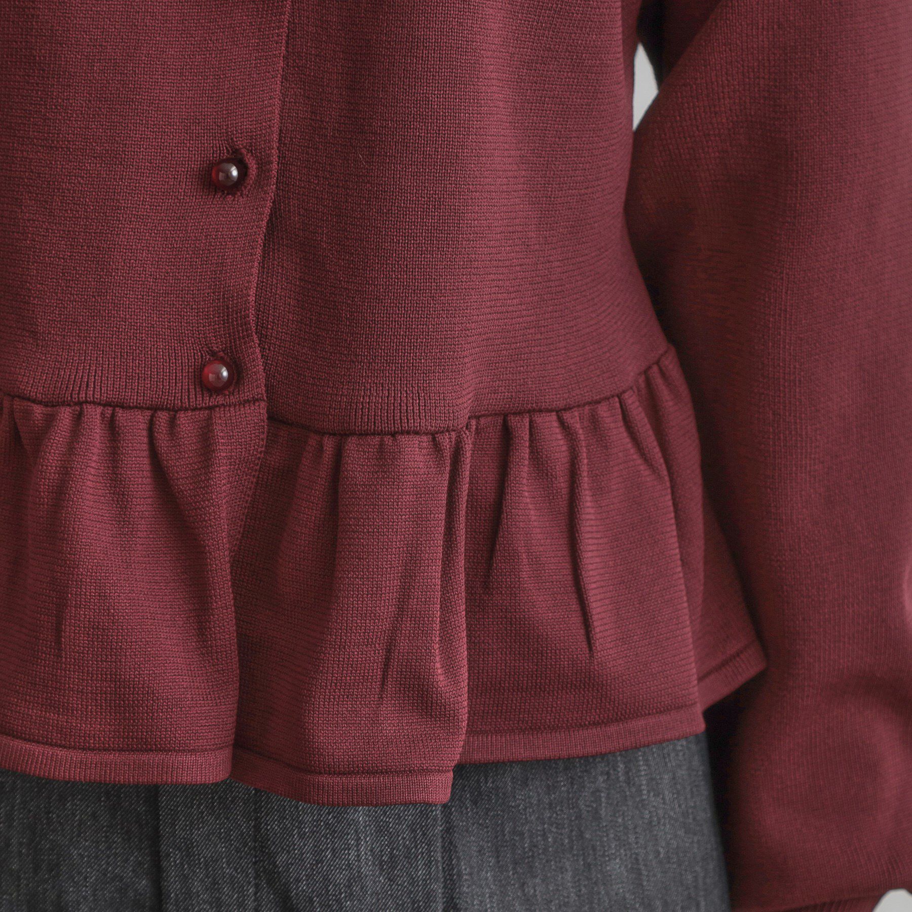 Couture broach「2WAYペプラムカーディガン」|カーディガン|