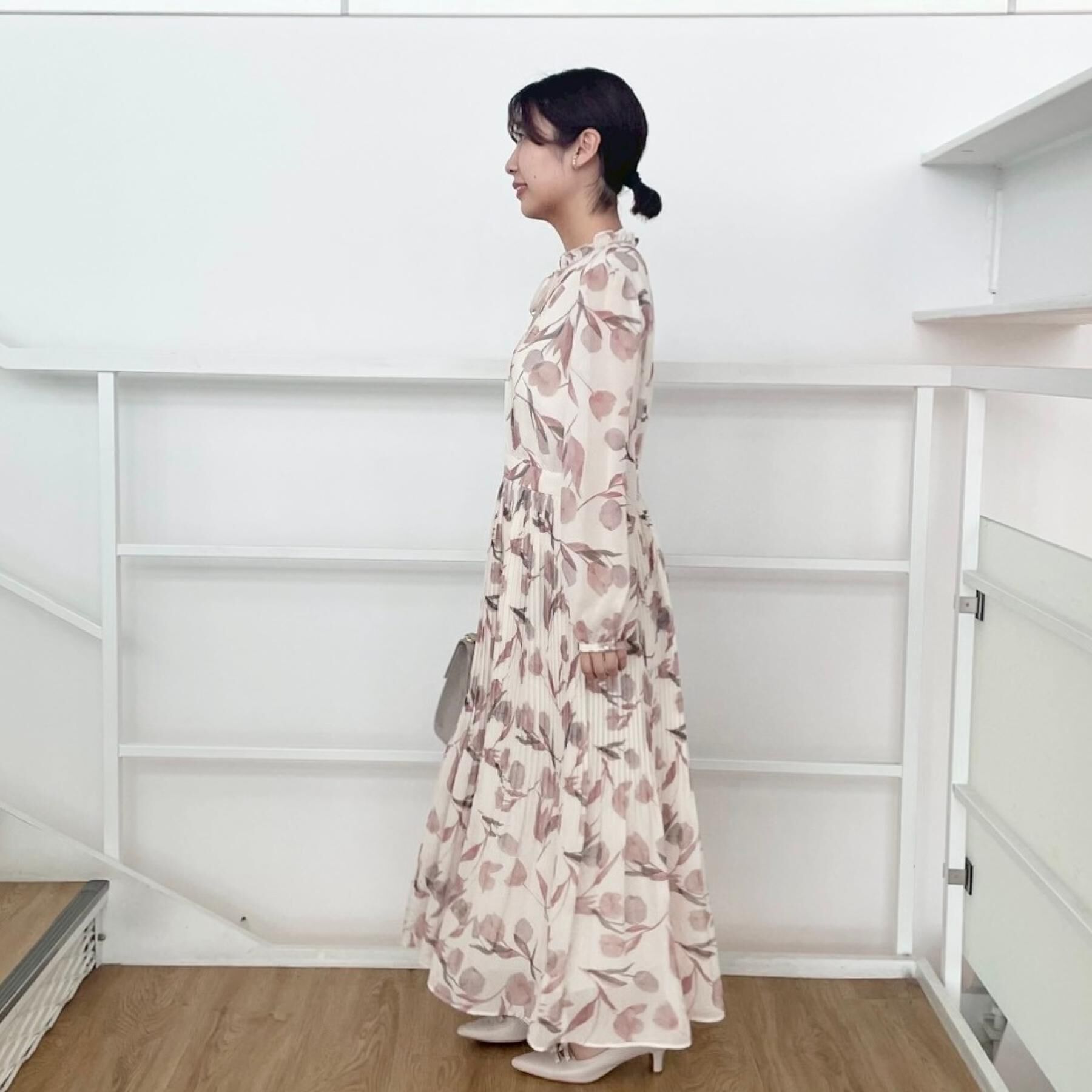 Couture broach「【洗える・着映え】チューリップ柄 ワンピース」|ワンピース|