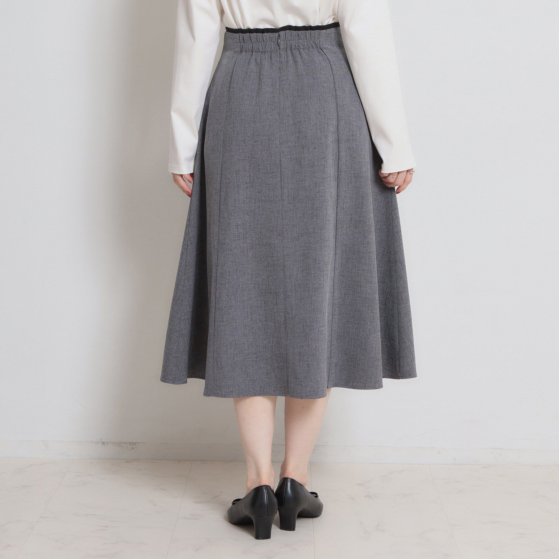 Couture broach「【洗える・通勤】リネンライク サマーツイード スカート」|スカート|
