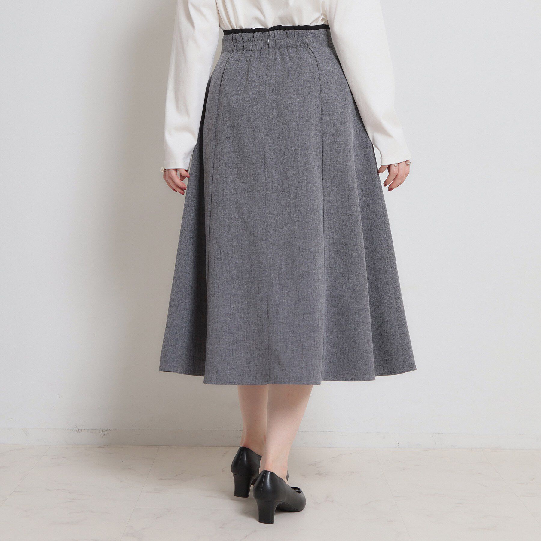 Couture broach「【洗える・通勤】リネンライク サマーツイード スカート」|スカート|